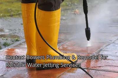 Contact Bowers Plumbing & Remodel for Reliable Water Jetting Services Contact Bowers Plumbing & Remodel for Reliable Water Jetting Services