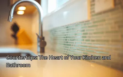 Countertops: The Heart of Your Kitchen and Bathroom Countertops: The Heart of Your Kitchen and Bathroom