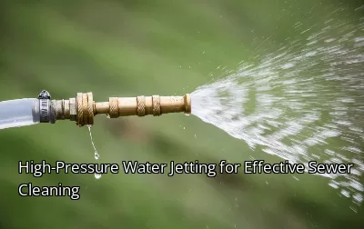 High-Pressure Water Jetting for Effective Sewer Cleaning High-Pressure Water Jetting for Effective Sewer Cleaning