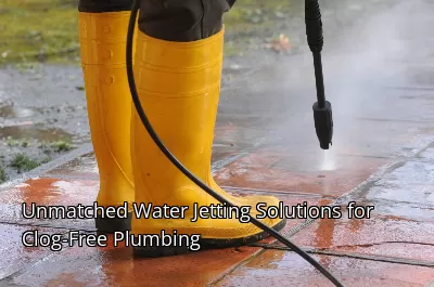 Unmatched Water Jetting Solutions for Clog-Free Plumbing Unmatched Water Jetting Solutions for Clog-Free Plumbing