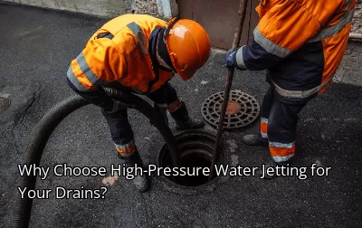 Why Choose High-Pressure Water Jetting for Your Drains? Why Choose High-Pressure Water Jetting for Your Drains?