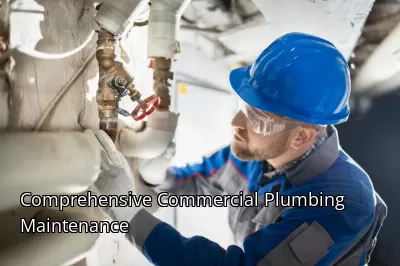 Comprehensive Commercial Plumbing Maintenance Comprehensive Commercial Plumbing Maintenance