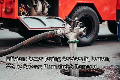 Efficient Sewer Jetting Services in Renton, WA by Bowers Plumbing & Remodel Efficient Sewer Jetting Services in Renton, WA by Bowers Plumbing & Remodel