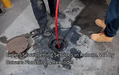 Expert Sewer Jetting Services in Auburn, WA by Bowers Plumbing & Remodel Expert Sewer Jetting Services in Auburn, WA by Bowers Plumbing & Remodel