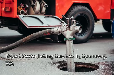 Expert Sewer Jetting Services in Spanaway, WA Expert Sewer Jetting Services in Spanaway, WA