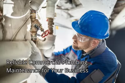 Reliable Commercial Plumbing Maintenance for Your Business Reliable Commercial Plumbing Maintenance for Your Business
