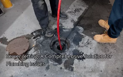 Sewer Jetting: A Comprehensive Solution for Plumbing Issues Sewer Jetting: A Comprehensive Solution for Plumbing Issues