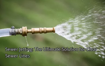 Sewer Jetting: The Ultimate Solution for Clear Sewer Lines Sewer Jetting: The Ultimate Solution for Clear Sewer Lines