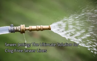 Sewer Jetting: The Ultimate Solution for Clog-Free Sewer Lines Sewer Jetting: The Ultimate Solution for Clog-Free Sewer Lines