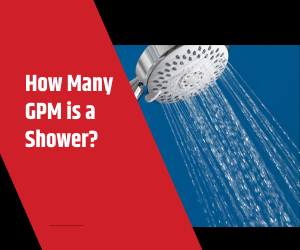 How many GPM is a shower
