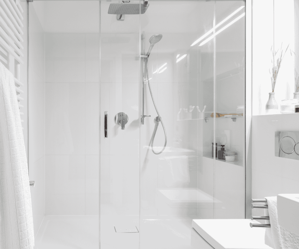 How to Clean Glass Shower Doors with Hard Water Stains ()