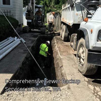 Comprehensive Sewer Backup Services in SeaTac, WA