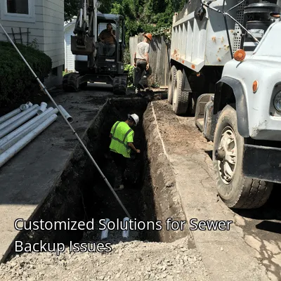 Customized Solutions for Sewer Backup Issues