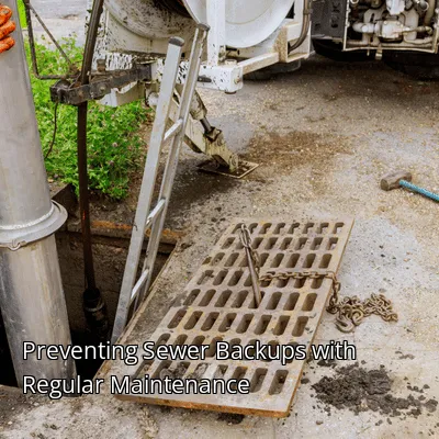 Preventing Sewer Backups with Regular Maintenance
