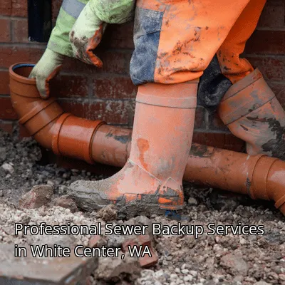 Professional Sewer Backup Services in White Center, WA