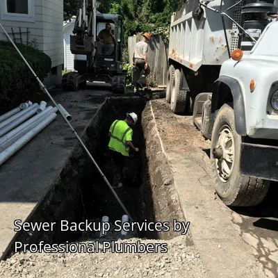 Sewer Backup Services by Professional Plumbers