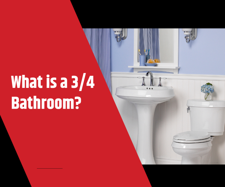 what is a 3/4 bathroom