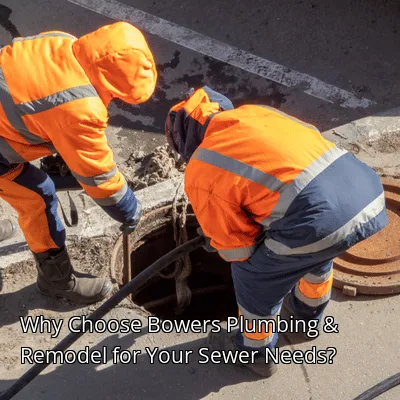 Why Choose Bowers Plumbing & Remodel for Your Sewer Needs?