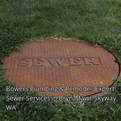 Bowers Plumbing & Remodel: Expert Sewer Services in Bryn-Mawr-Skyway, WA