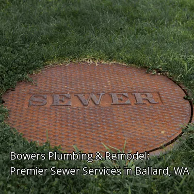 Bowers Plumbing & Remodel: Premier Sewer Services in Ballard, WA