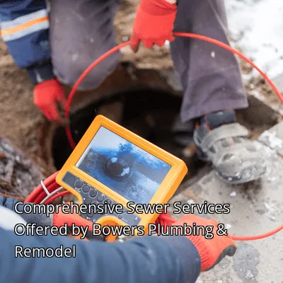 Comprehensive Sewer Services Offered by Bowers Plumbing & Remodel