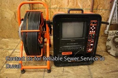 Contact Us for Reliable Sewer Service in Duvall