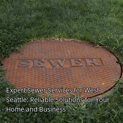 Expert Sewer Services for West Seattle: Reliable Solutions for Your Home and Business
