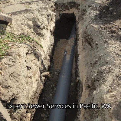 Expert Sewer Services in Pacific, WA