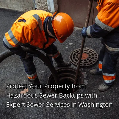 Protect Your Property from Hazardous Sewer Backups with Expert Sewer Services in Washington