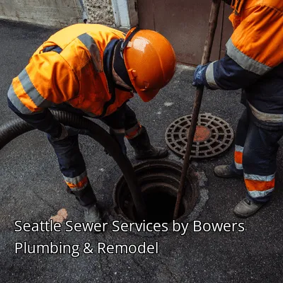 Seattle Sewer Services by Bowers Plumbing & Remodel