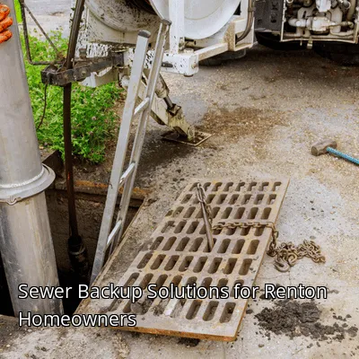 Sewer Backup Solutions for Renton Homeowners