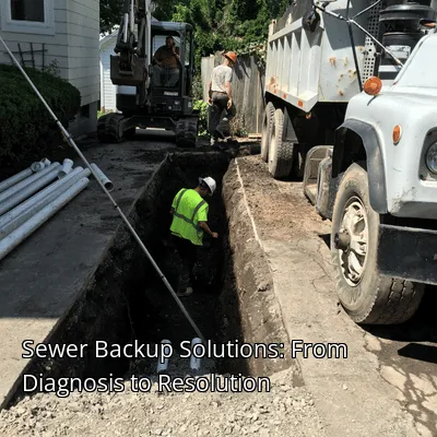 Sewer Backup Solutions: From Diagnosis to Resolution