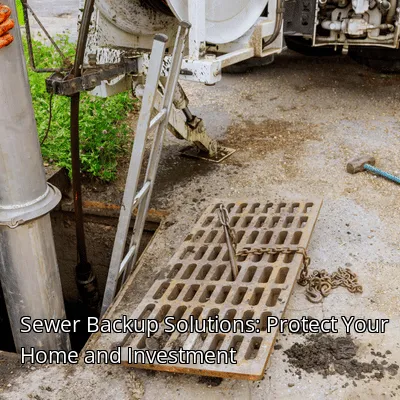 Sewer Backup Solutions: Protect Your Home and Investment