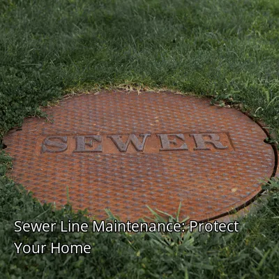Sewer Line Maintenance: Protect Your Home