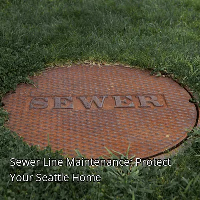Sewer Line Maintenance: Protect Your Seattle Home