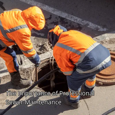 The Importance of Professional Sewer Maintenance