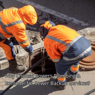 Why Choose Bowers Plumbing & Remodel for Sewer Backup Services?