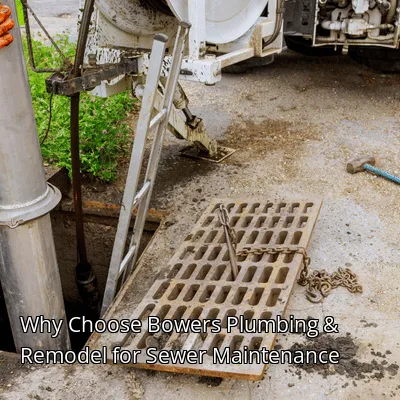 Why Choose Bowers Plumbing & Remodel for Sewer Maintenance