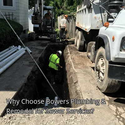 Why Choose Bowers Plumbing & Remodel for Sewer Services?