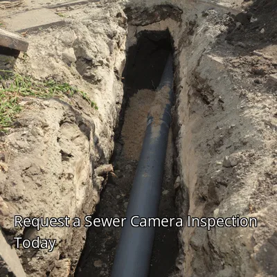 Request a Sewer Camera Inspection Today