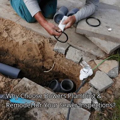 Why Choose Bowers Plumbing & Remodel for Your Sewer Inspections? Why Choose Bowers Plumbing & Remodel for Your Sewer Inspections?