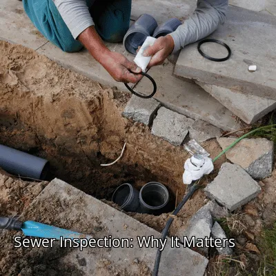 Sewer Inspection: Why It Matters
